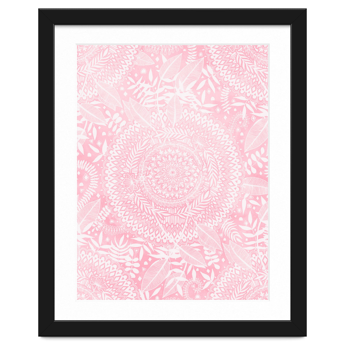 Medallion Pattern in Blush Pink