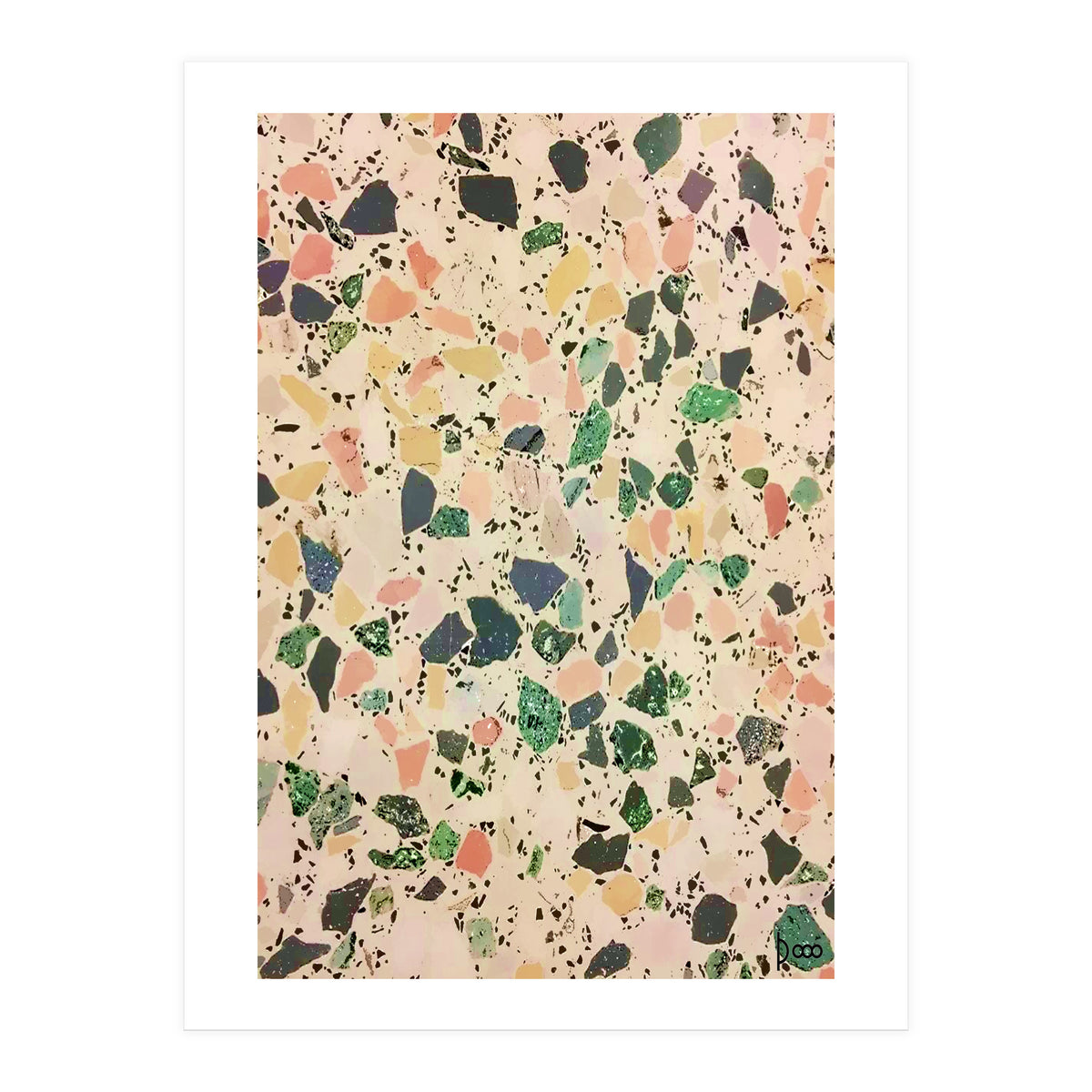 Brown Terrazzo (Print Only)