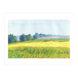 Field landscape. Watercolor (Print Only) thumbnail