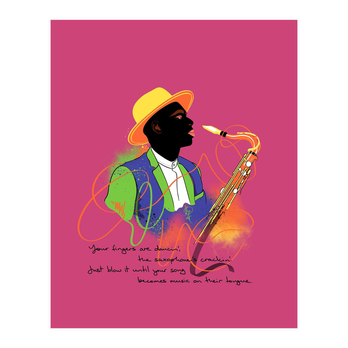 Jazz Man 1 (Print Only)