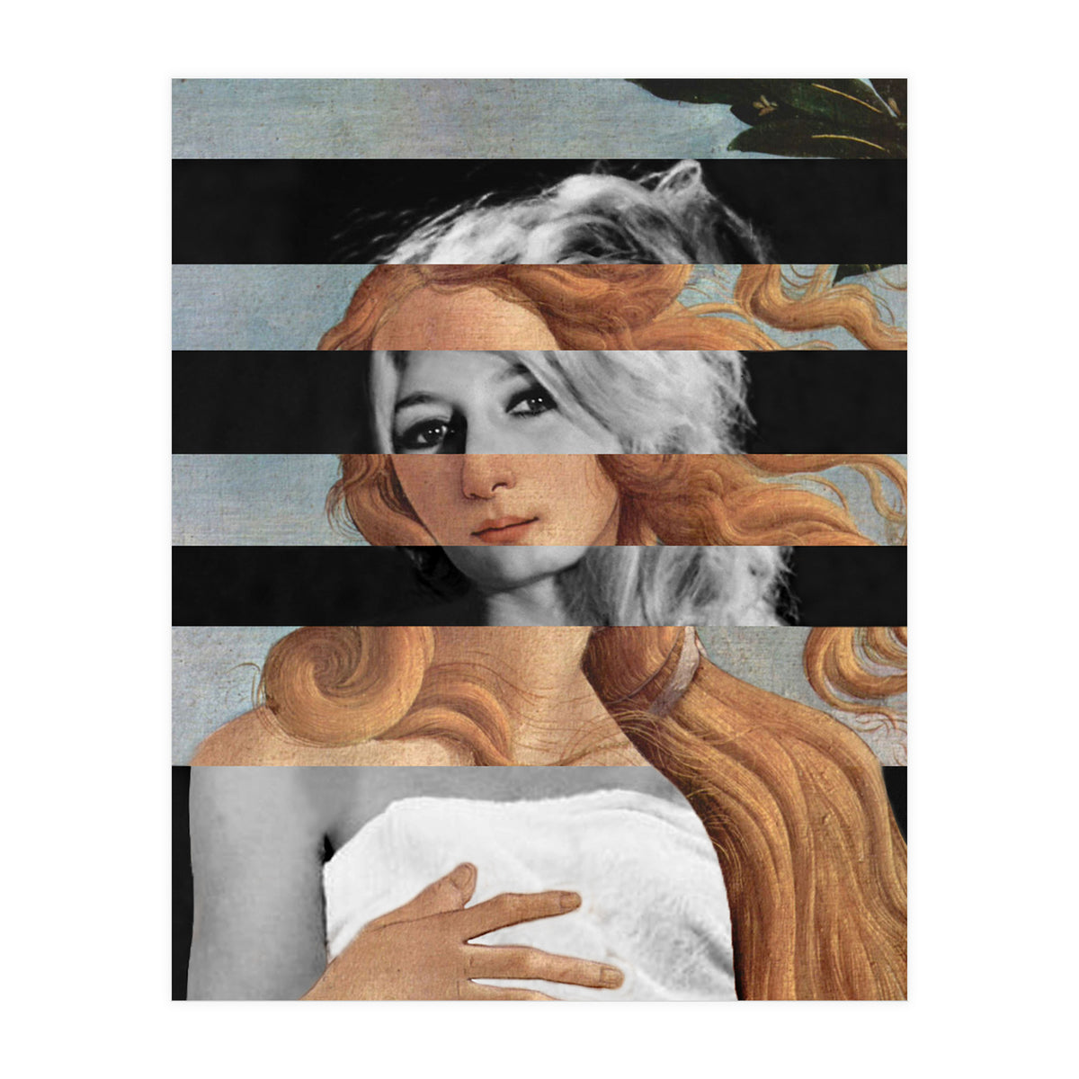 Botticelli's "Venus" & Brigitte Bardot (Print Only)