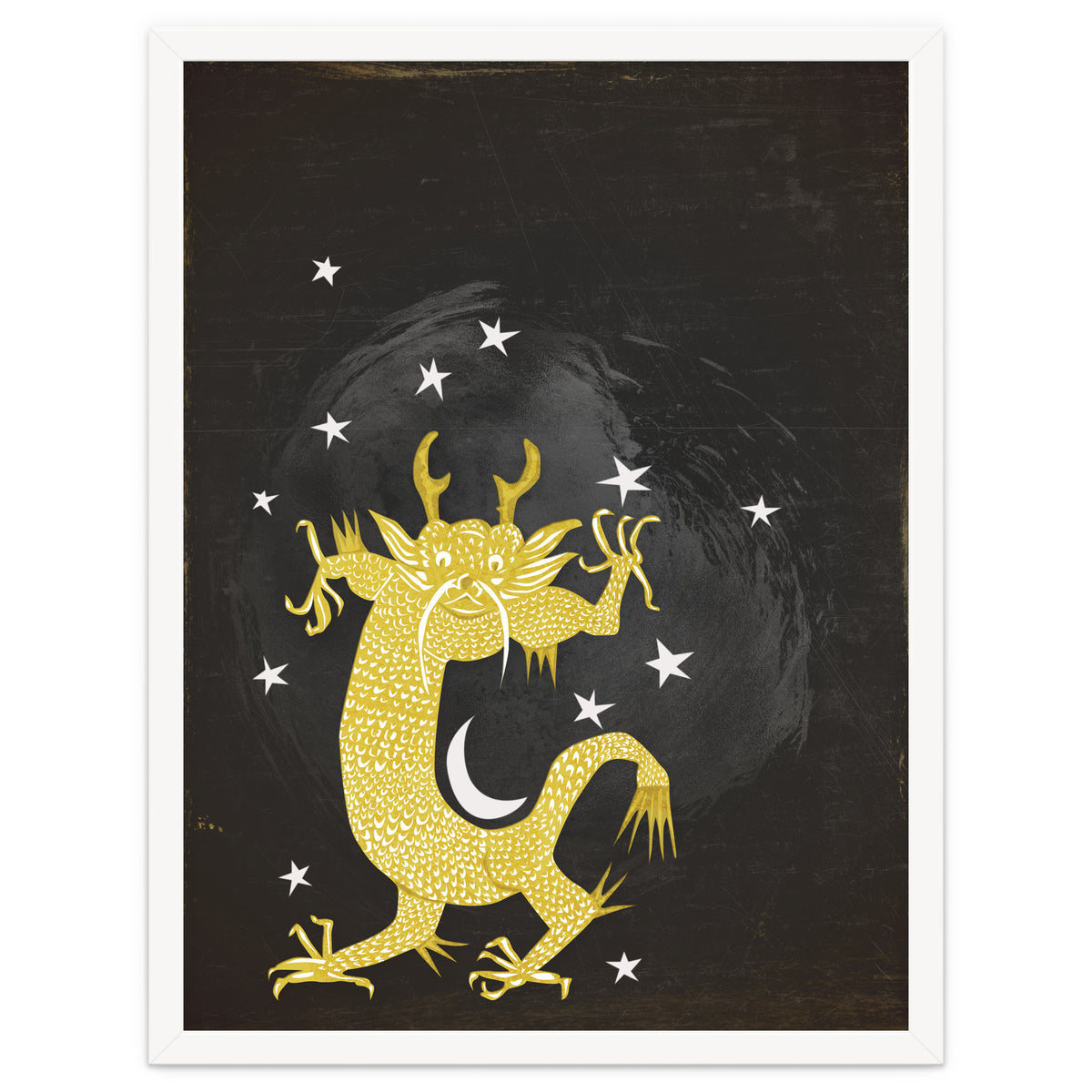 Vintage Cosmos: Golden Dragon