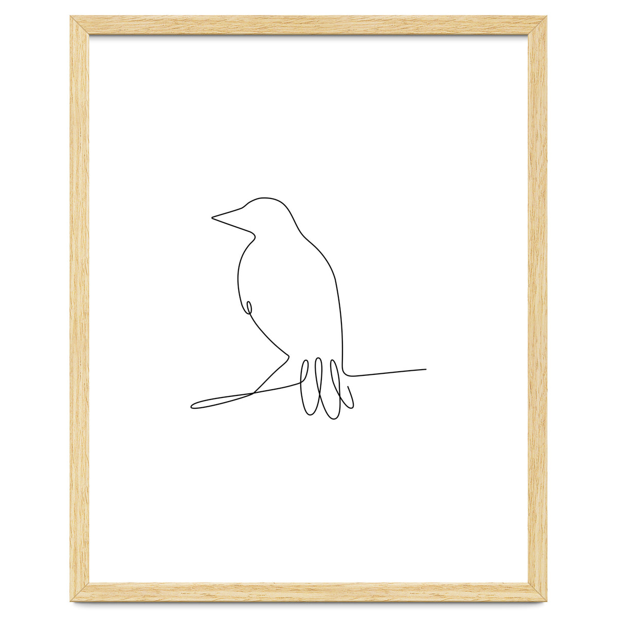 One Line Art Bird II