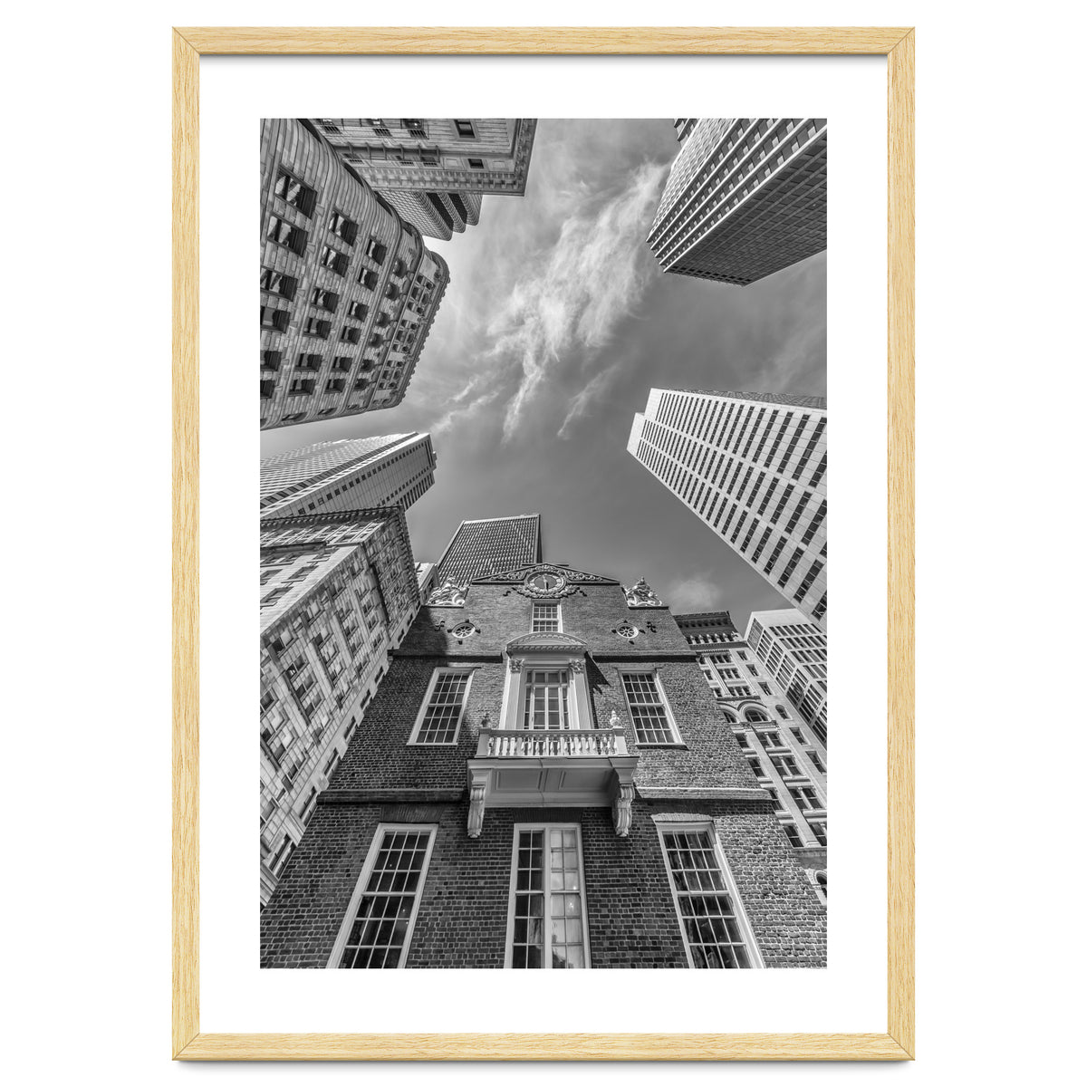 BOSTON Old State House and Skyscraper