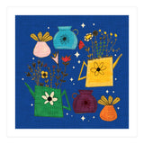 Gardening Dreams Night Blue  (Print Only) thumbnail