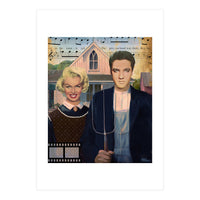 Tribute to Marilyn and Elvis (Print Only)