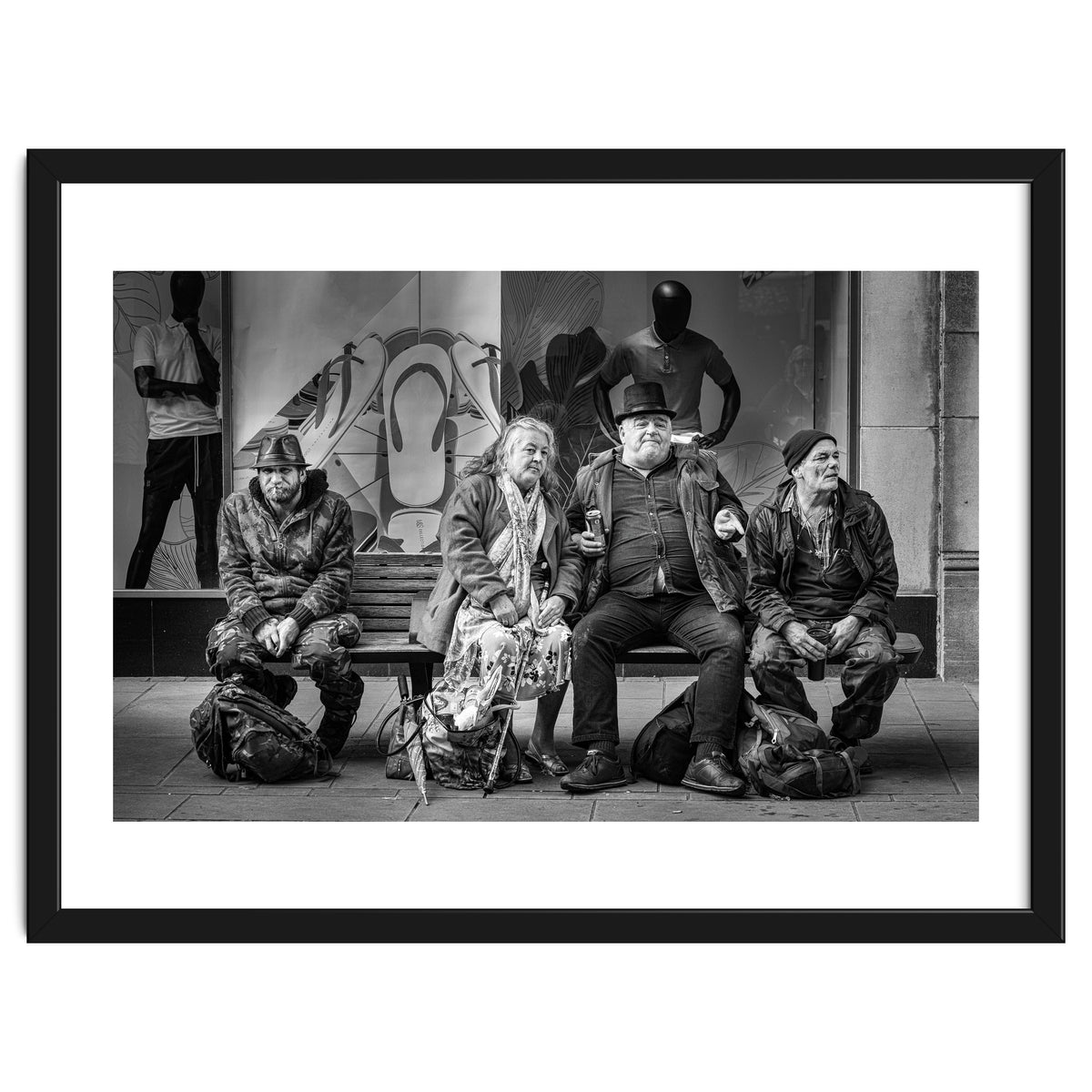 Three plus one locals at the Hat Fair