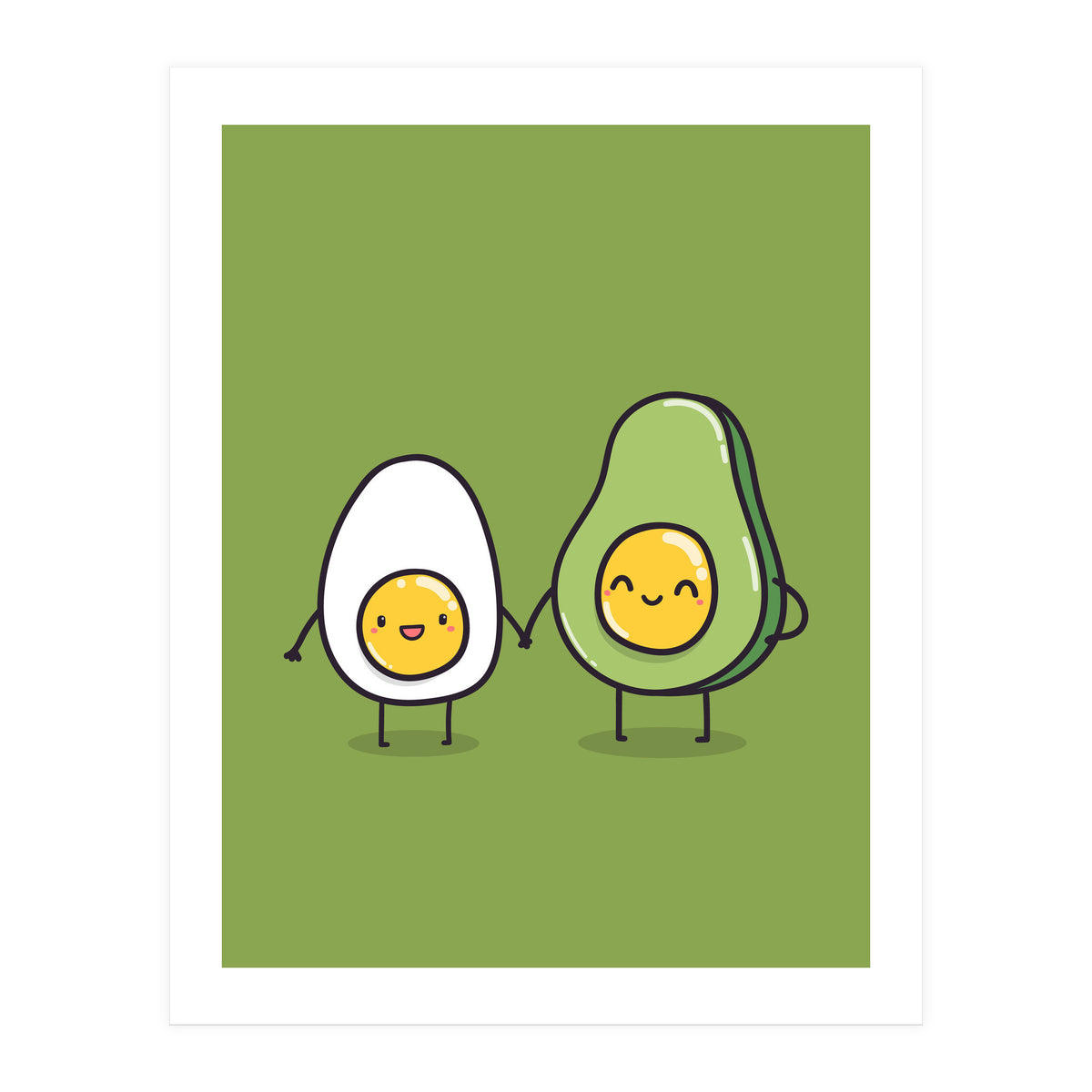 Egg Avocado best friends (Print Only)