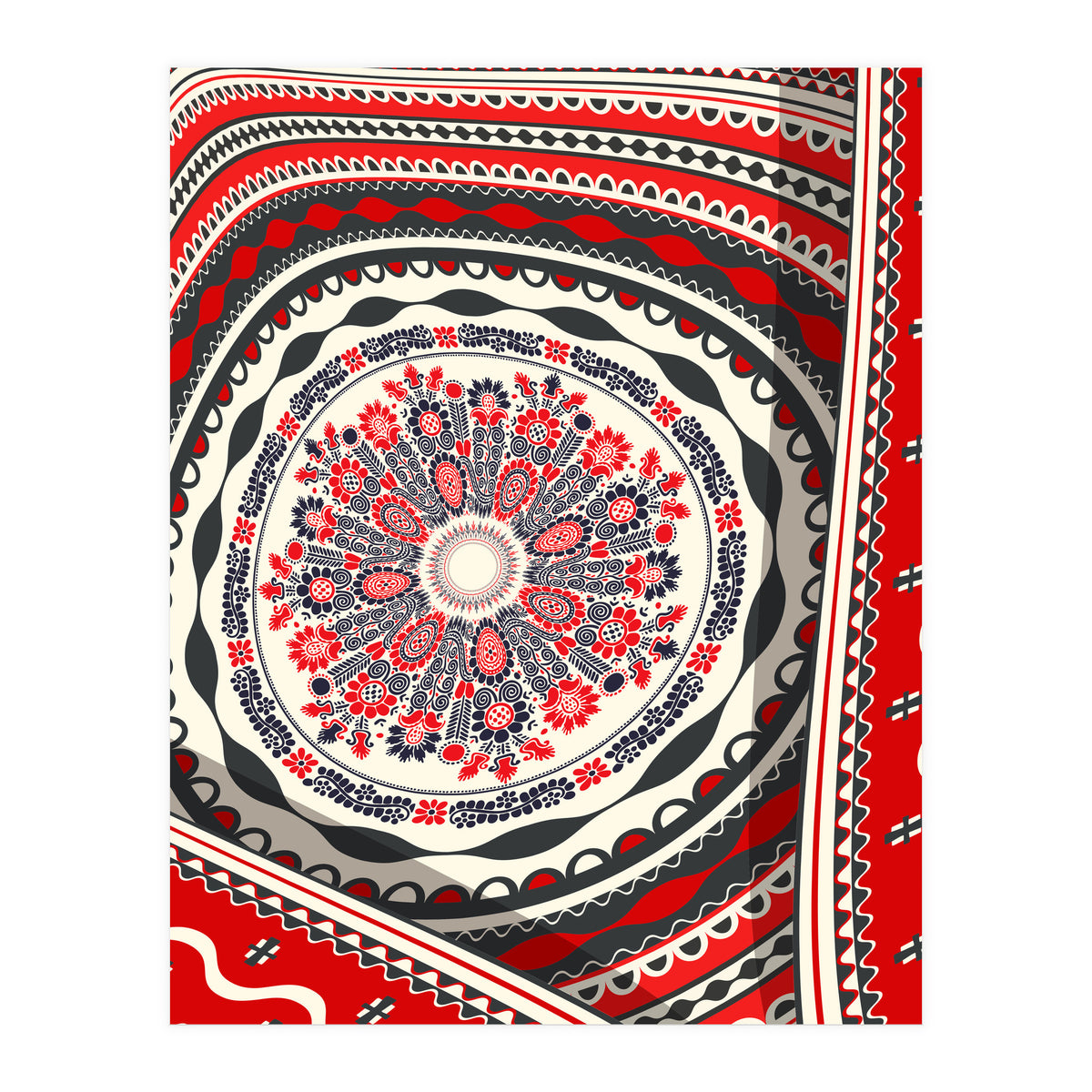 Romanian embroidery background 20 (Print Only)