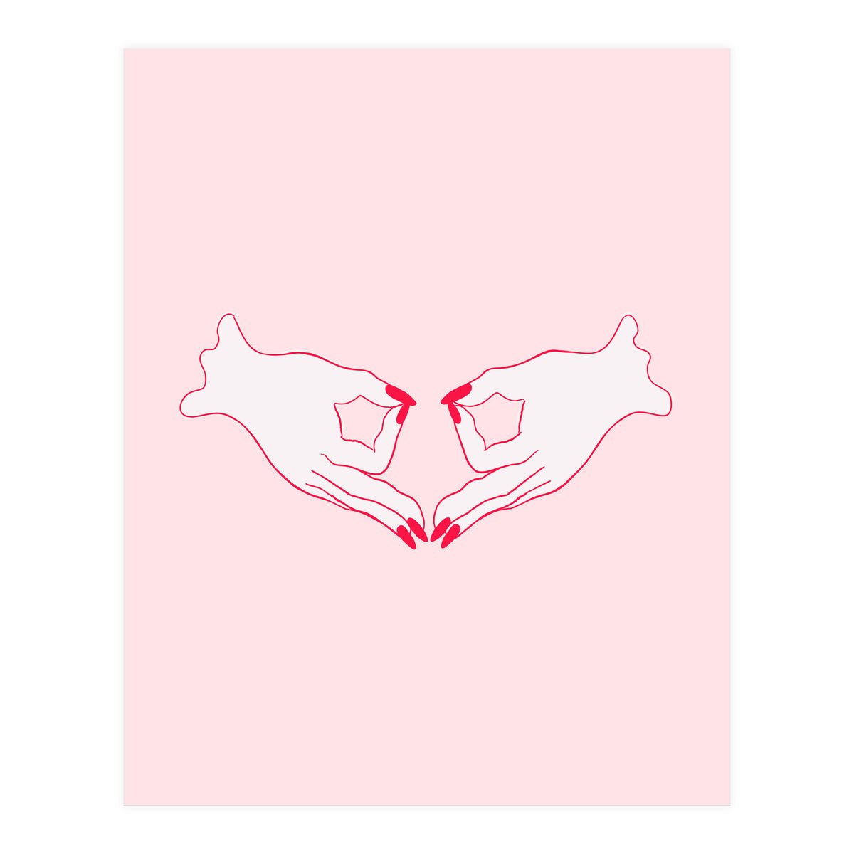 Feminist gang sign (Print Only)