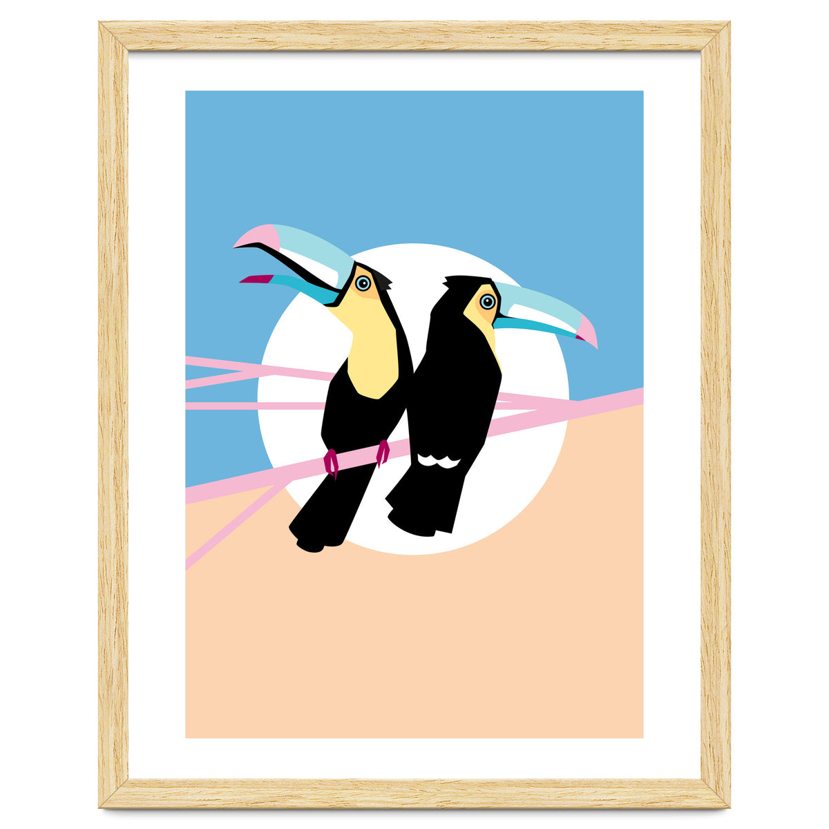 Pastel Toucans