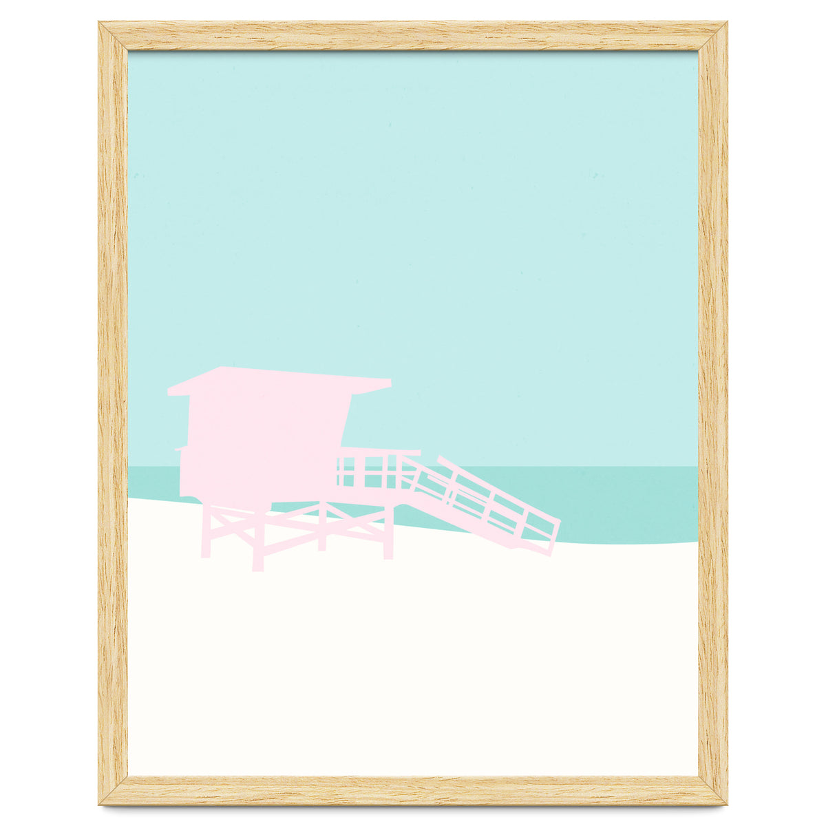 Minimal Lifeguard Tower - Turquoise Coast