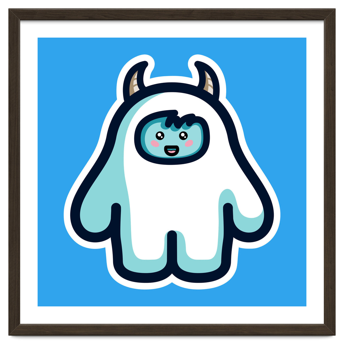 Kawaii Cute Abominable Snowman Yeti