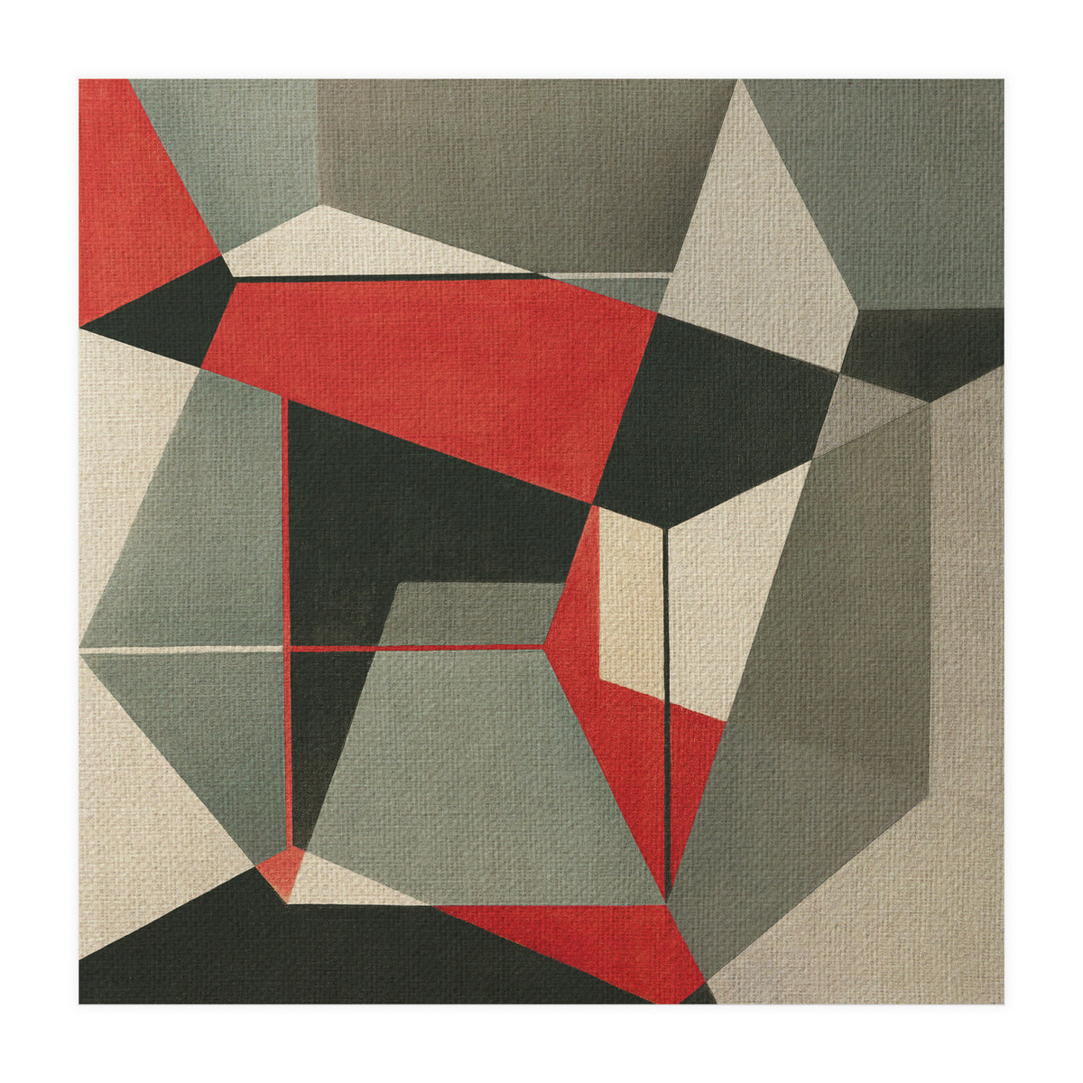 Geometric Fox (Print Only)