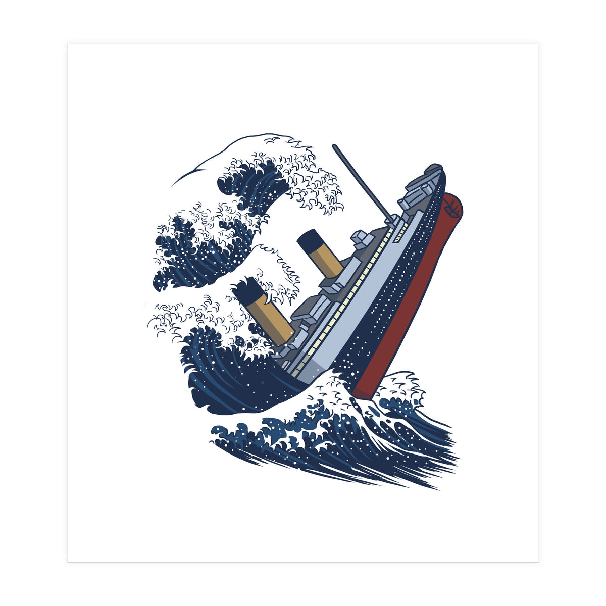 The wave titanic (Print Only)