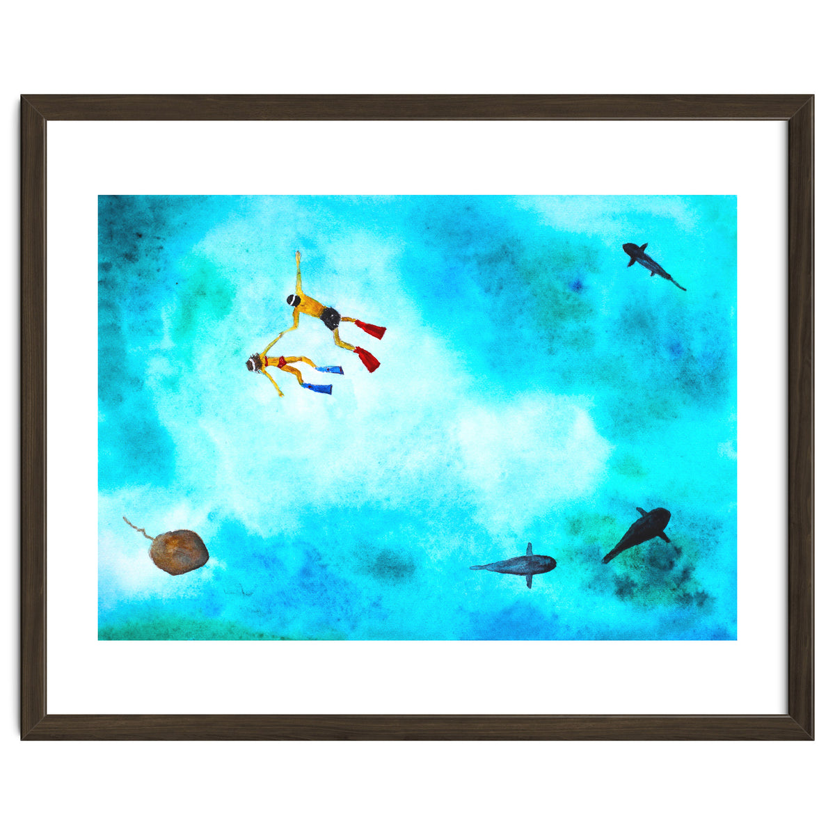 One summer day || watercolor