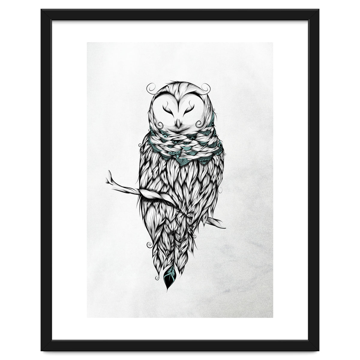 Poetic Snow Owl