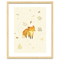Lonely Winter Fox