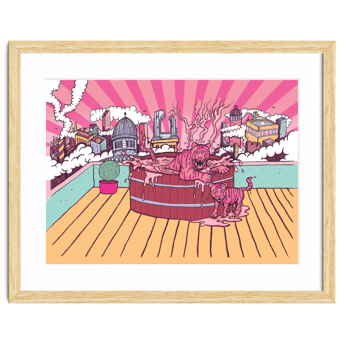 Strawberry Tigers Rooftop Jacuzzis Abbeydale Brewery x Lewy  12.4% ABV Strawberry, Chocolate, Smoked, Cherry Wood-chipped, Imperial Dessert Stout.