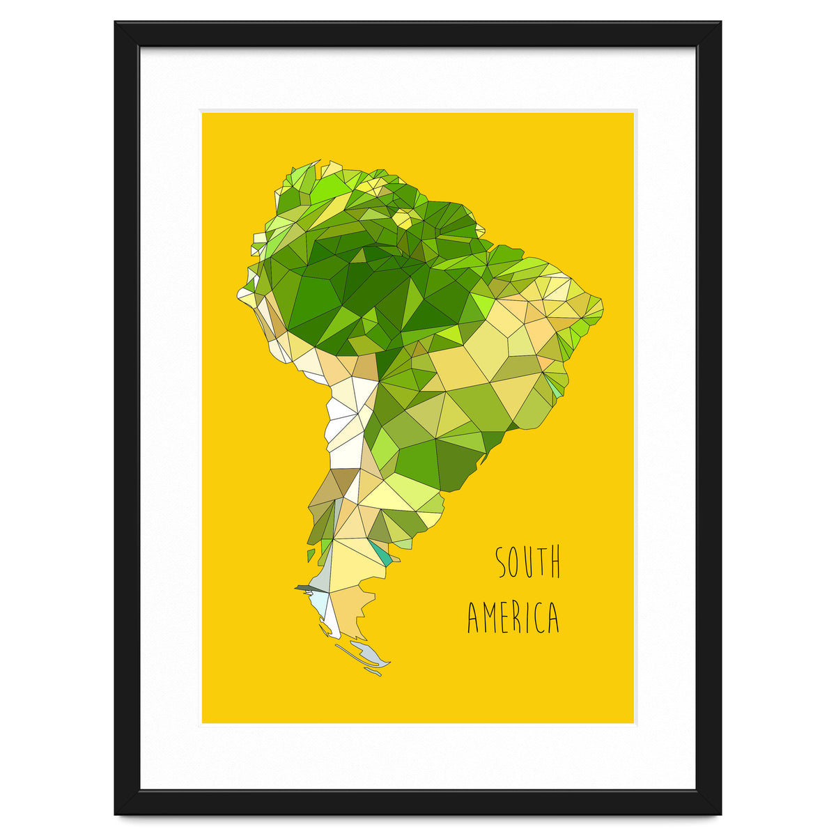 SOUTH AMERICA – Yellow