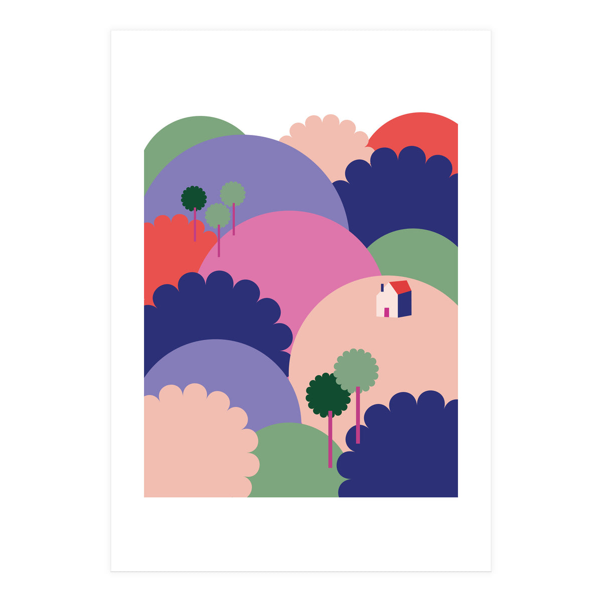 Vrai Flower Big Mediterranean Landscapes1 Rgb (Print Only)