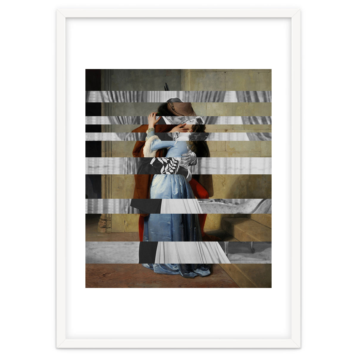 Hayez's "The Kiss" & Clark Gable and Vivien Leigh