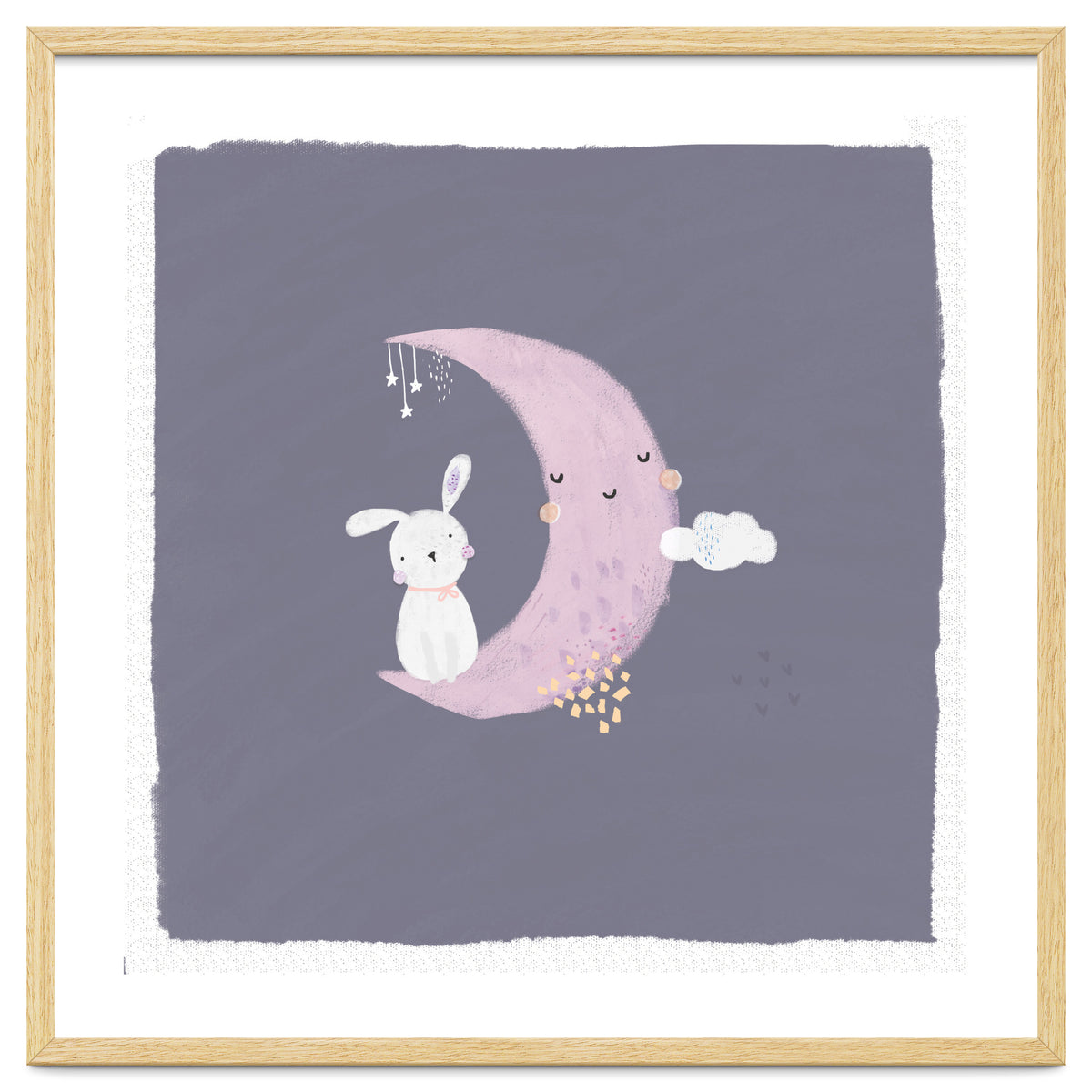 Baby Bunny And Moon