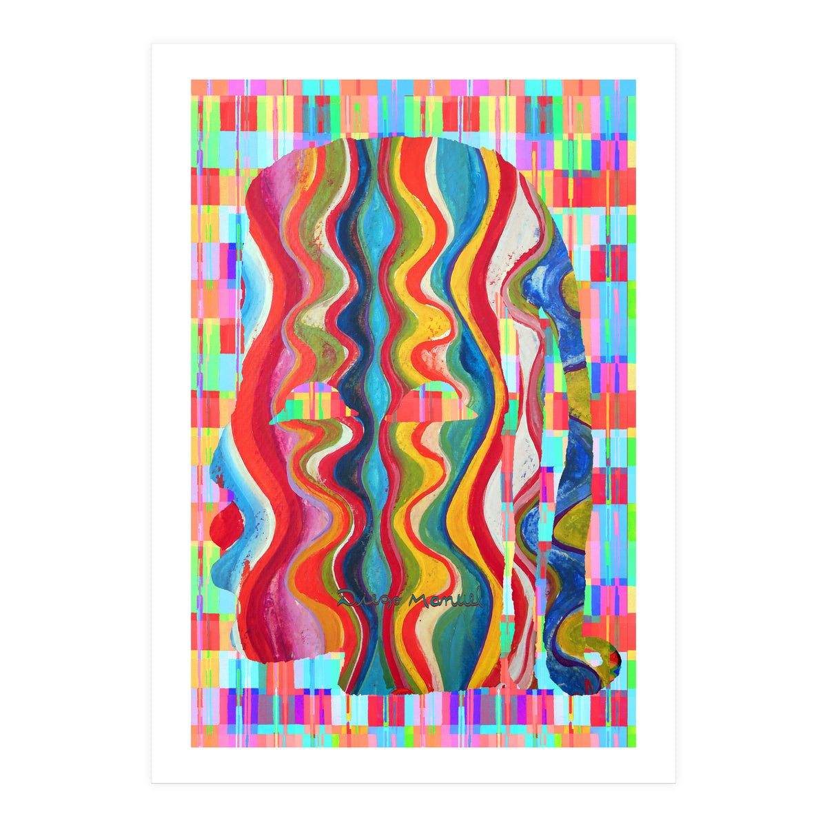 Abstracto Pop Nuevo B Nuevo 9 (Print Only)