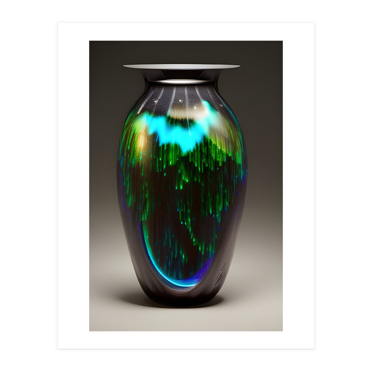 Antique Cosmic Vase Digital AI Art (Print Only)