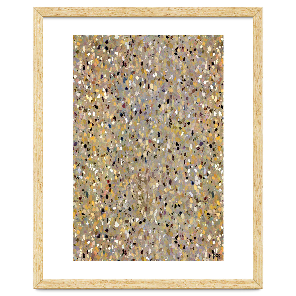 Golden Brown Terrazzo