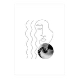 Circle and woman (Print Only) thumbnail