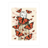 Surrounded by butterflies (Print Only) thumbnail