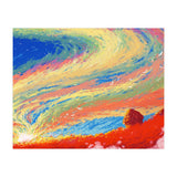 Haystacks At Sunset Reimagined (Print Only) thumbnail
