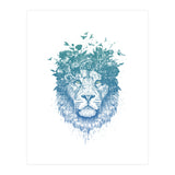 Floral Lion (Print Only) thumbnail