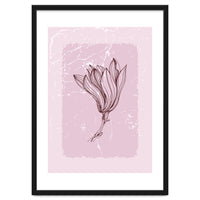 Magnolia Minimal Contemporary Botanical Floral