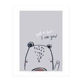 Peek A Boo Bear (Print Only) thumbnail