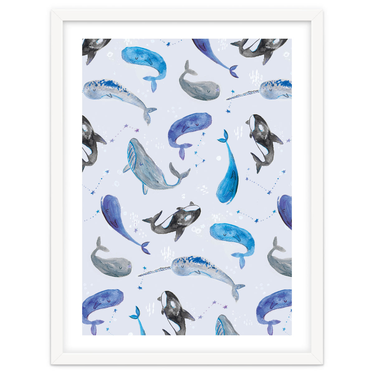 Whales Repeat Pattern