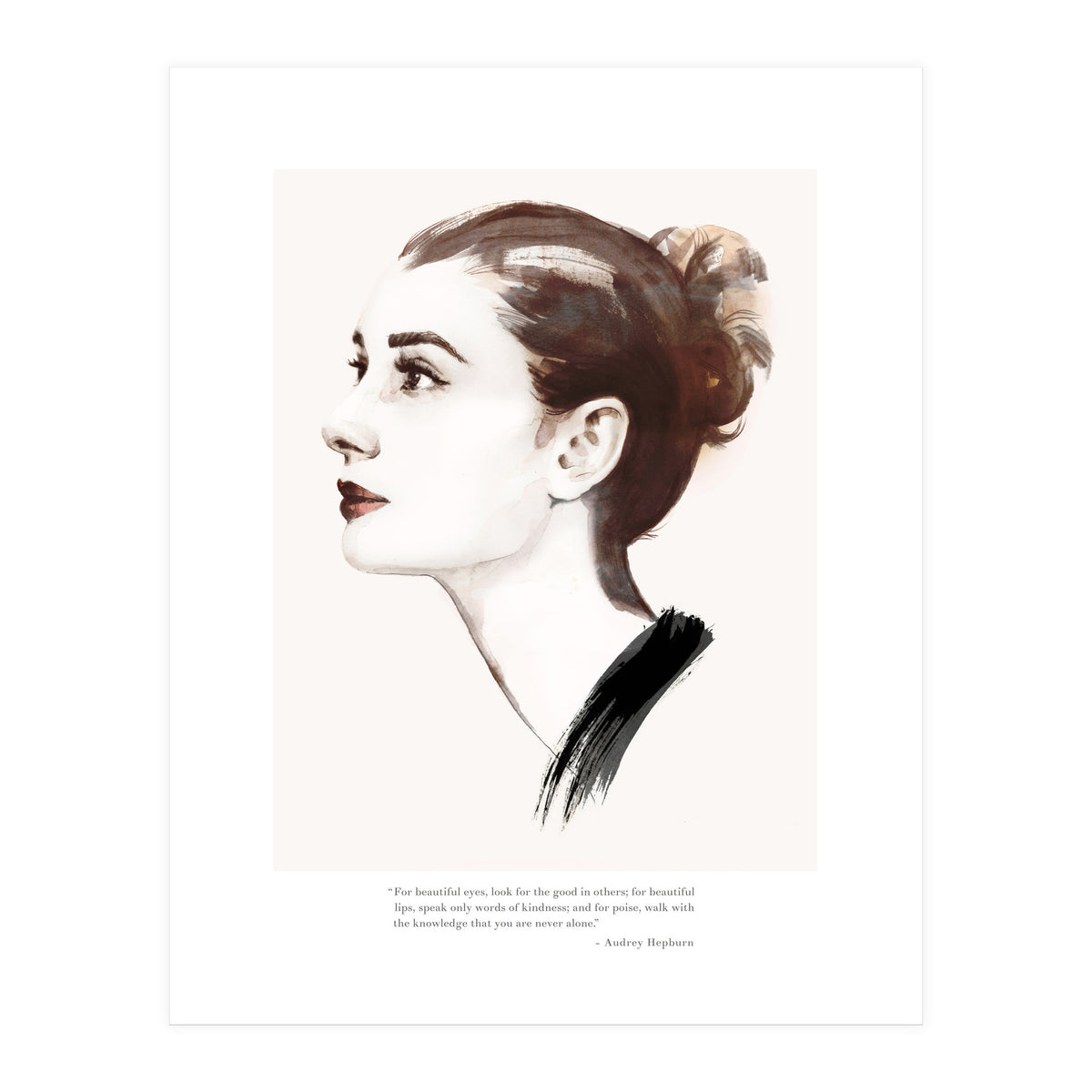Audrey Hepburn, Quote (Print Only)