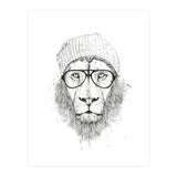 Cool Lion Bw (Print Only) thumbnail