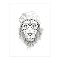 Cool Lion Bw (Print Only)