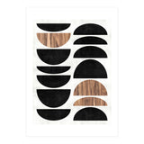 Mid-Century Modern Pattern No.7 - Concrete and Wood (Print Only) thumbnail