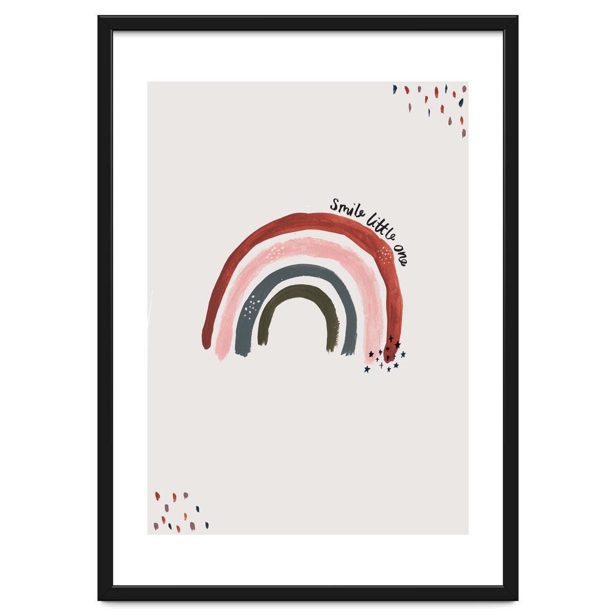 Smile Little One Rainbow Portrait