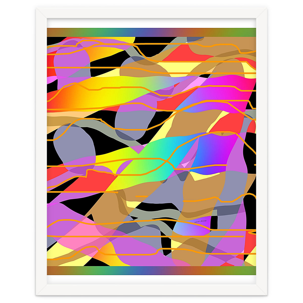 ABSTRACT COLOR BANDS