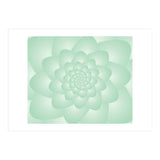 Pastel Colors Flower Pattern Set Green (Print Only) thumbnail