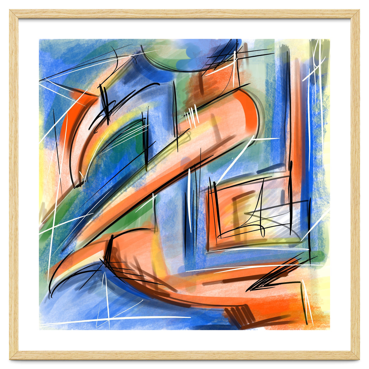 Emersions In Blue And Orange