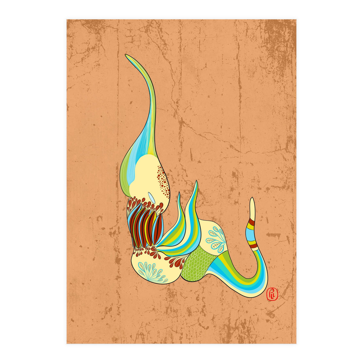 Floating Creature (Print Only)