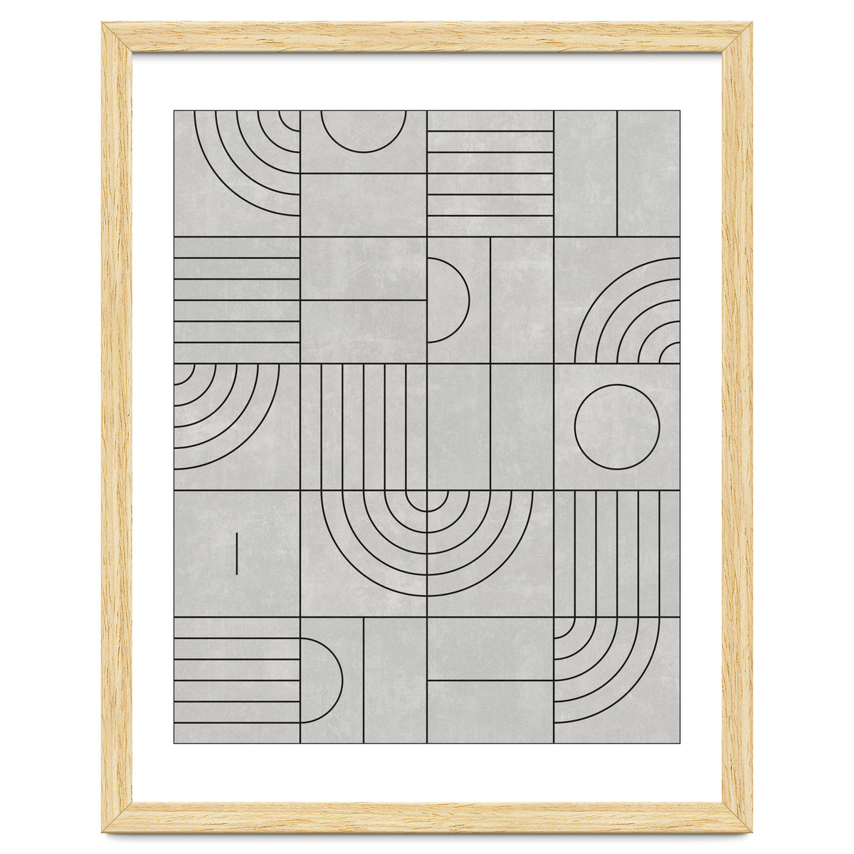 My Favorite Geometric Patterns No.21 - Grey