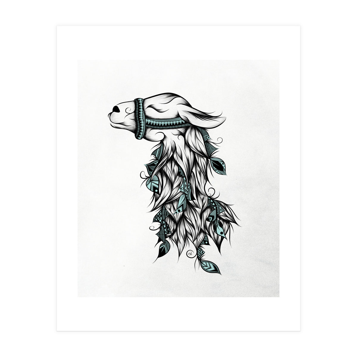 Poetic Llama (Print Only)