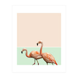 Flamingo Pastel Art (Print Only) thumbnail