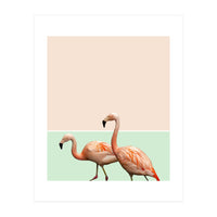 Flamingo Pastel Art (Print Only)